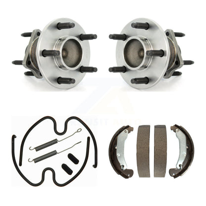 Drum Brake Shoe & Hardware And Hub Bearing Assembly Rear Kit For Chevrolet HHR