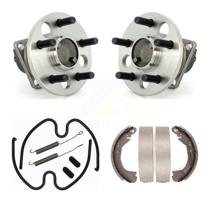 Drum Brake Shoe & Hardware And Wheel Hub Bearing Rear Kit For Chevrolet Cavalier