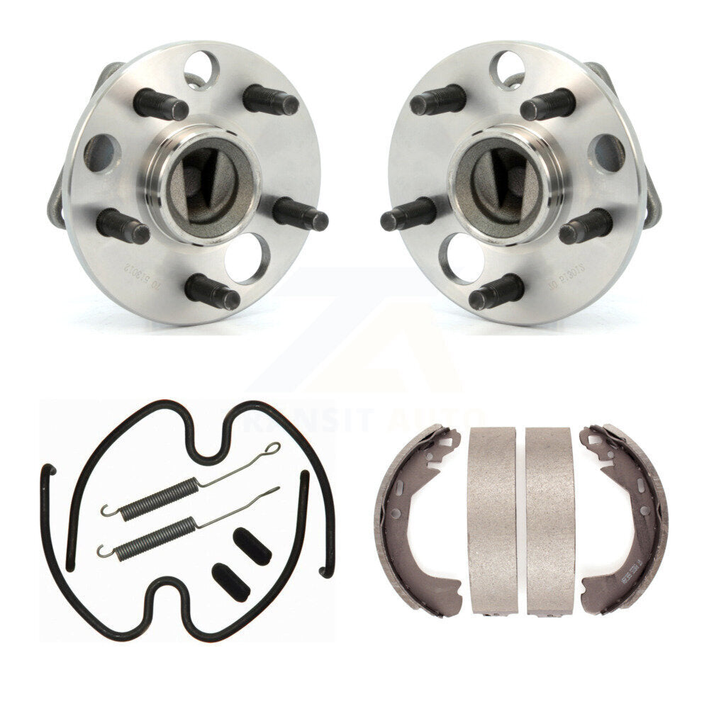 Drum Brake Shoe & Hardware Hub Bearing Rear Kit For Chevrolet Cavalier Non-ABS