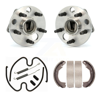 Drum Brake Shoe & Hardware Hub Bearing Rear Kit For Chevrolet Cavalier Non-ABS