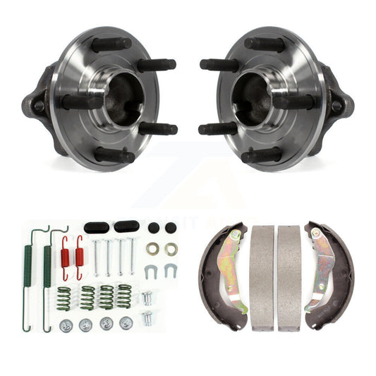 Drum Brake Shoe & Hardware And Hub Bearing Rear Kit For Chevrolet Sonic Trax