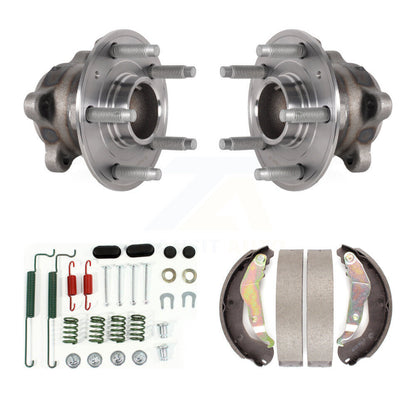 Drum Brake Shoe & Hardware And Hub Bearing Rear Kit For Chevrolet Trax Sonic