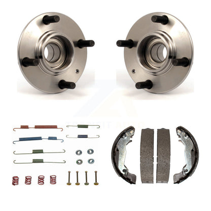 Drum Brake Shoe & Hardware And Hub Bearing Rear Kit For Hyundai Elantra Non-ABS