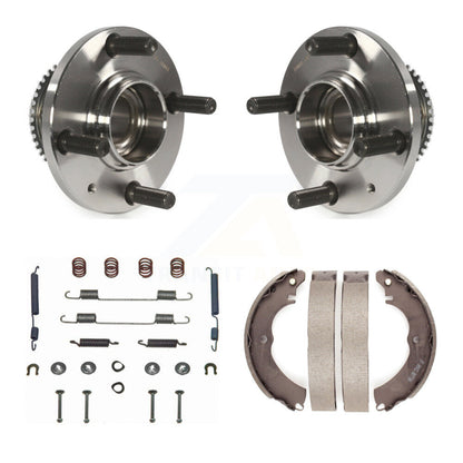 Drum Brake Shoe & Hardware Hub Bearing Rear Kit For 02-07 Mitsubishi Lancer ES