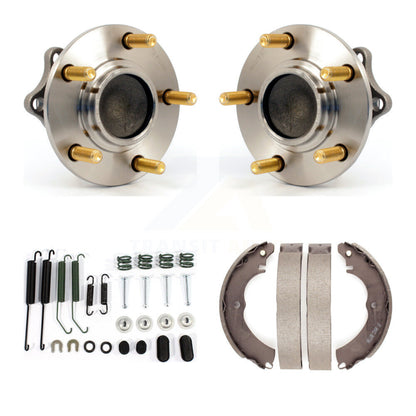 Drum Brake Shoe & Hardware And Wheel Hub Bearing Rear Kit For Mitsubishi Lancer