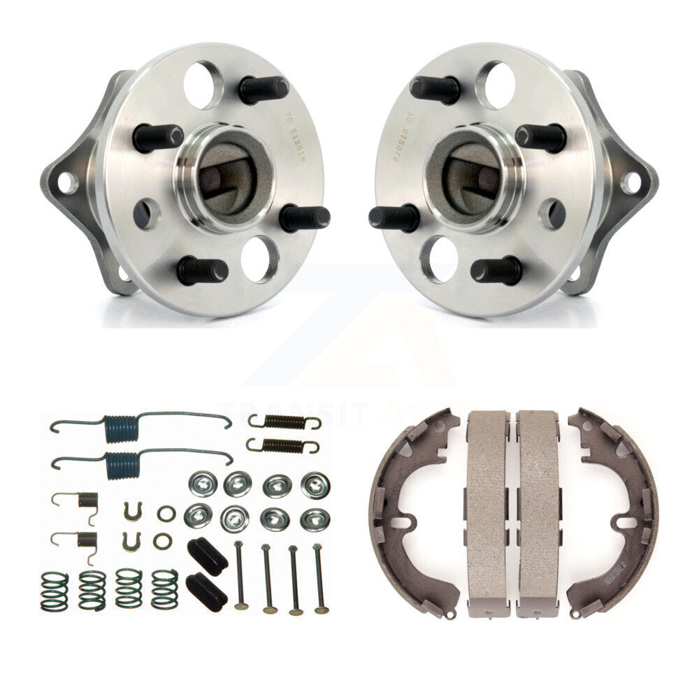 Drum Brake Shoe & Hardware And Hub Bearing Rear Kit For Toyota Corolla Prizm Geo