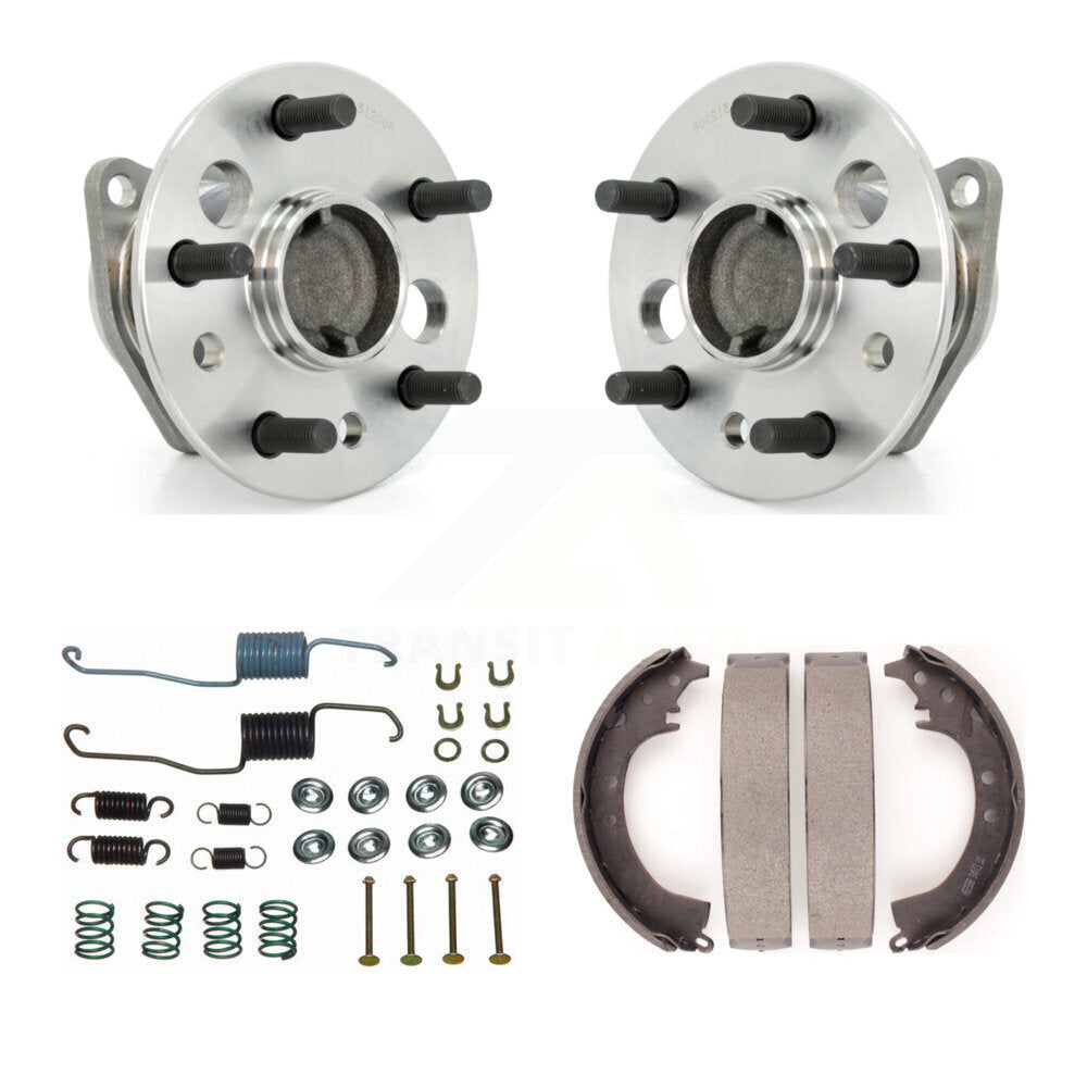 Drum Brake Shoe & Hardware Hub Bearing Rear Kit For 02-03 Toyota Camry Non-ABS
