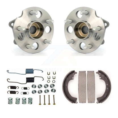 Drum Brake Shoe & Hardware Hub Bearing Rear Kit For 2001-2002 Toyota RAV4 AWD