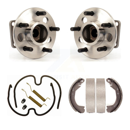 Drum Brake Shoe & Hardware Hub Bearing Rear Kit For Pontiac Montana Chevrolet