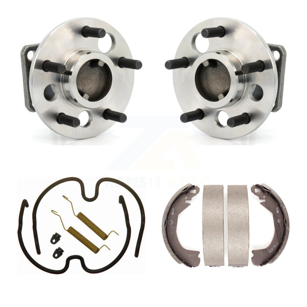 Drum Brake Shoe & Hardware Hub Bearing Rear Kit For Buick Century Chevrolet 88
