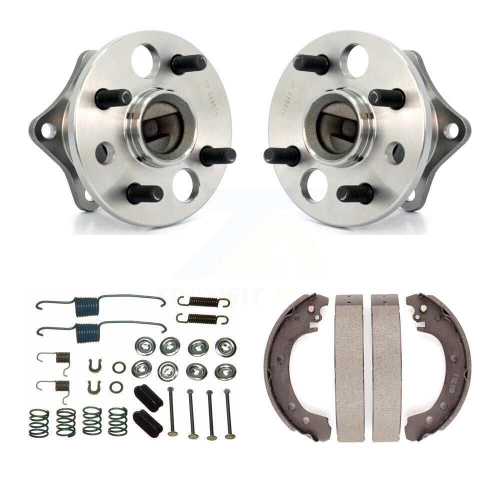 Drum Brake Shoe & Hardware Hub Bearing Rear Kit For 02 Toyota Corolla From 04