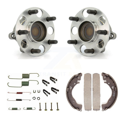 Drum Brake Shoe & Hardware And Hub Bearing Rear Kit For 2011 Honda Civic GX