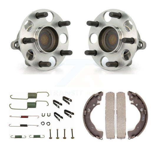 Drum Brake Shoe & Hardware And Hub Bearing Rear Kit For 2011 Honda Civic GX