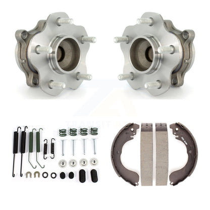 Drum Brake Shoe & Hardware Hub Bearing Rear Kit For 2007-2012 Nissan Sentra 2.5L