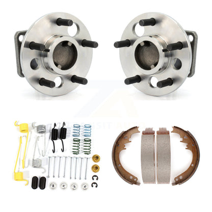 Drum Brake Shoe & Hardware And Hub Bearing Rear Kit For Buick Cadillac DeVille