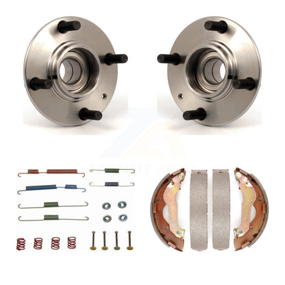 Drum Brake Shoe & Hardware And Hub Bearing Assembly Rear Kit For Kia Spectra