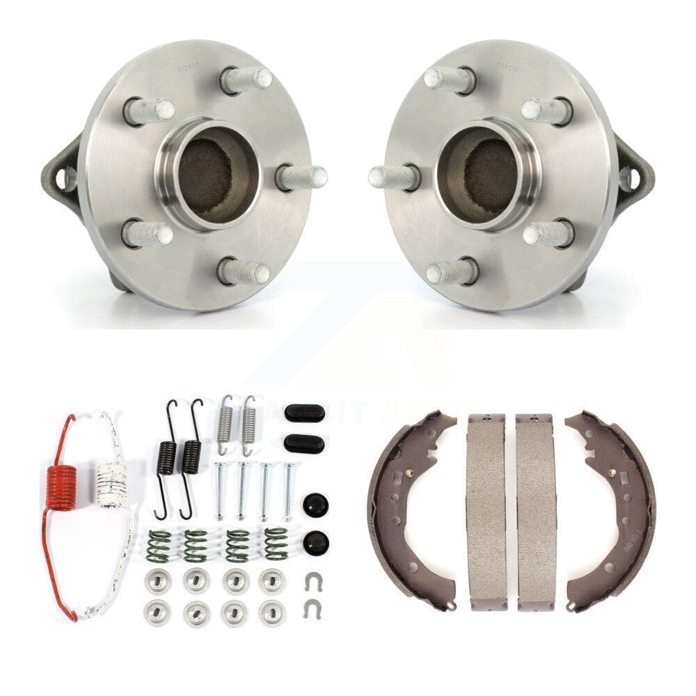 Drum Brake Shoe & Hardware And Hub Bearing Assembly Rear Kit For Toyota Corolla