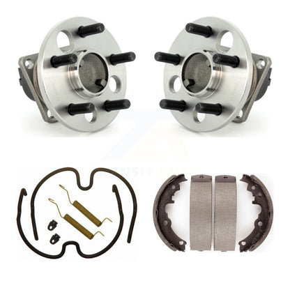 Drum Brake Shoe & Hardware And Hub Bearing Assembly Rear Kit For Pontiac Sunfire