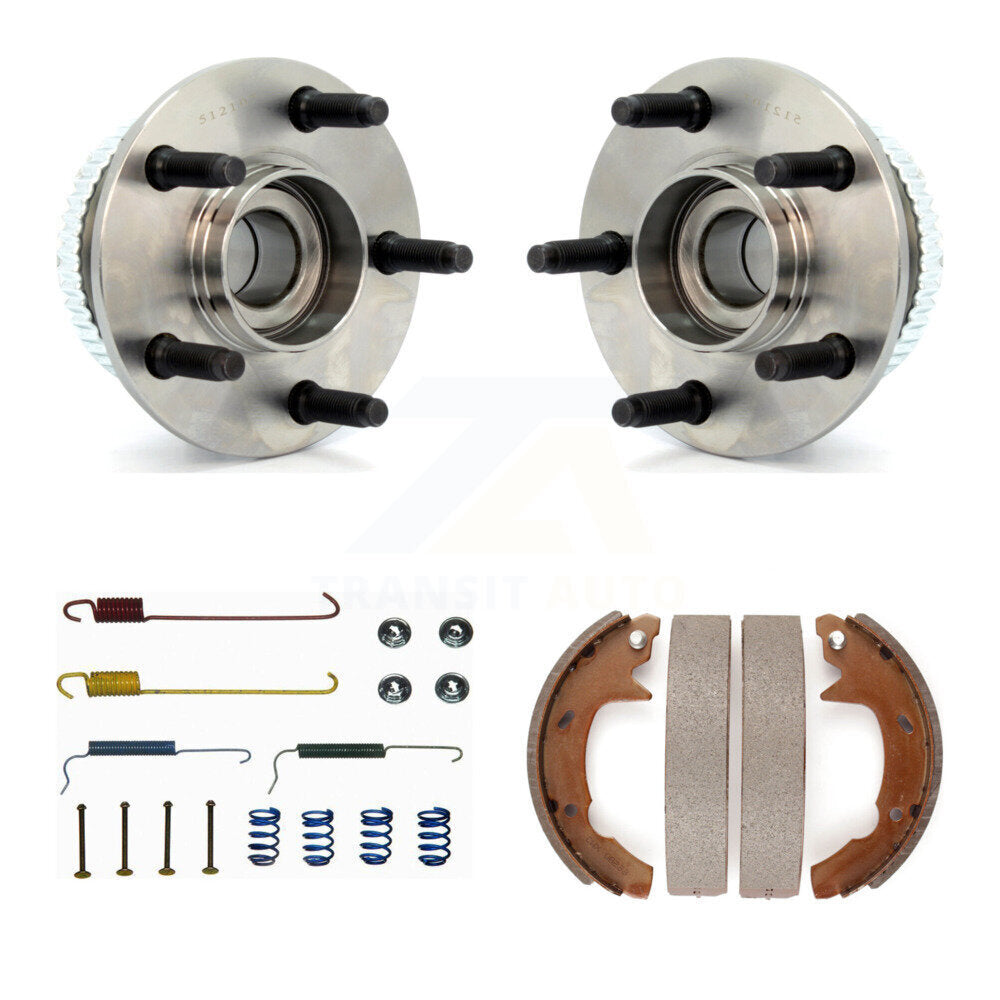 Drum Brake Shoe & Hardware Hub Bearing Rear Kit For Ford Taurus Mercury Sable