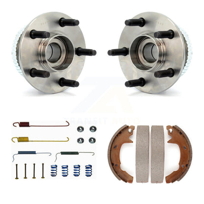 Drum Brake Shoe & Hardware Hub Bearing Rear Kit For Ford Taurus Mercury Sable