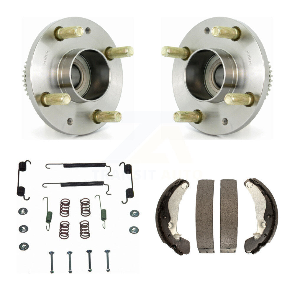 Drum Brake Shoe & Hardware Hub Bearing Rear Kit For Chevrolet Aveo Pontiac Aveo5