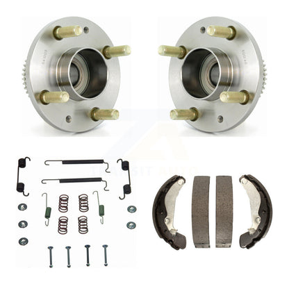 Drum Brake Shoe & Hardware Hub Bearing Rear Kit For Chevrolet Aveo Pontiac Aveo5