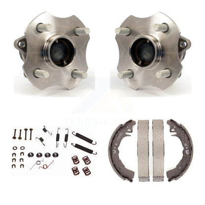 Drum Brake Shoe & Hardware And Hub Bearing Rear Kit For Toyota Echo 4-Wheel ABS