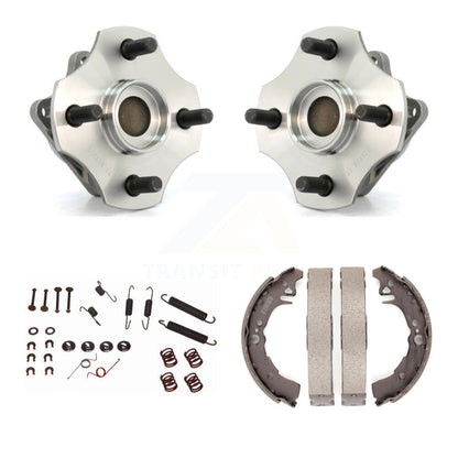 Drum Brake Shoe & Hardware Hub Bearing Rear Kit For 00-05 Toyota Echo Non-ABS