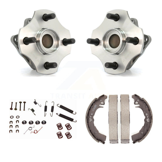 Drum Brake Shoe & Hardware Hub Bearing Rear Kit For 00-05 Toyota Echo Non-ABS