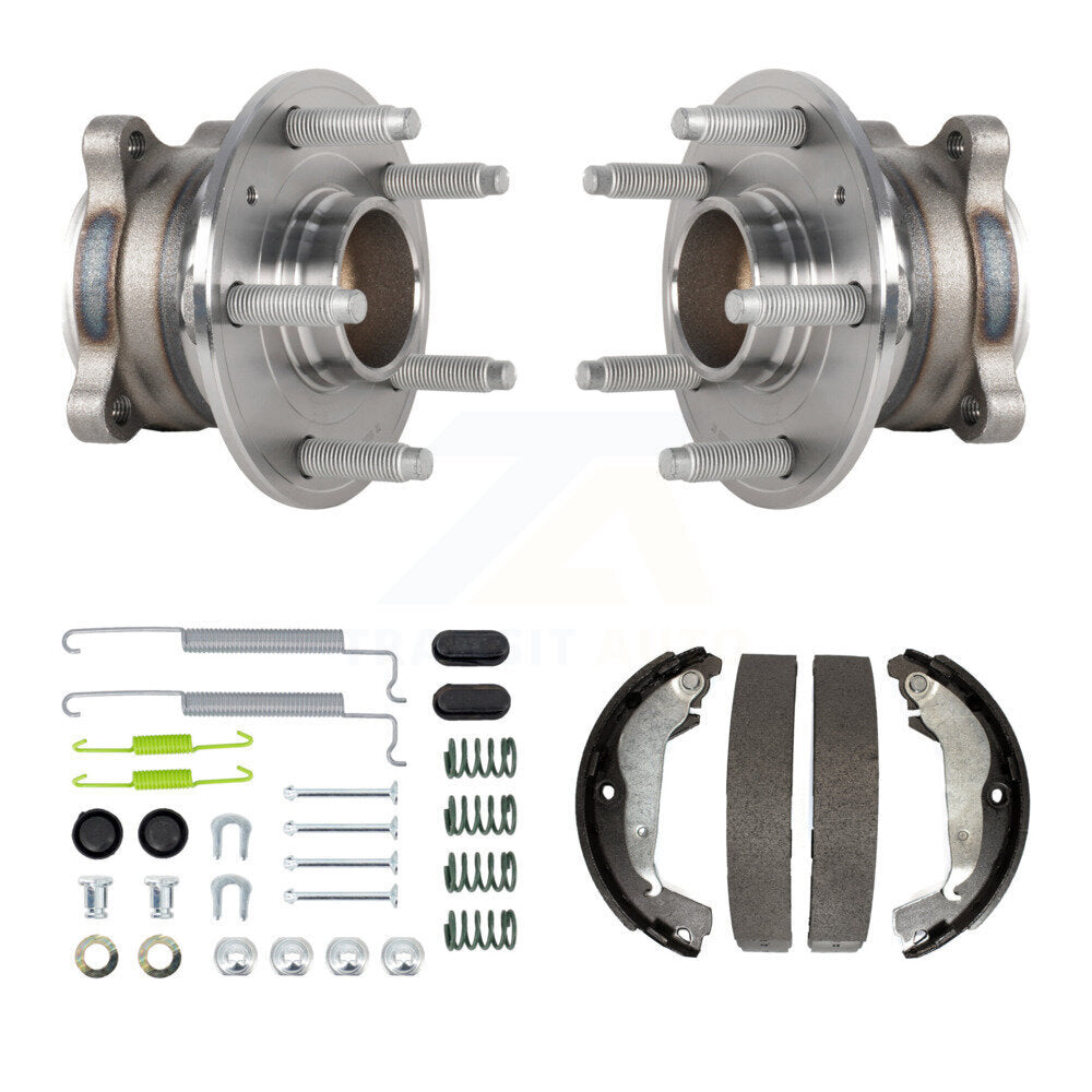 Drum Brake Shoe & Hardware And Hub Bearing Rear Kit For Chevrolet Cruze Limited
