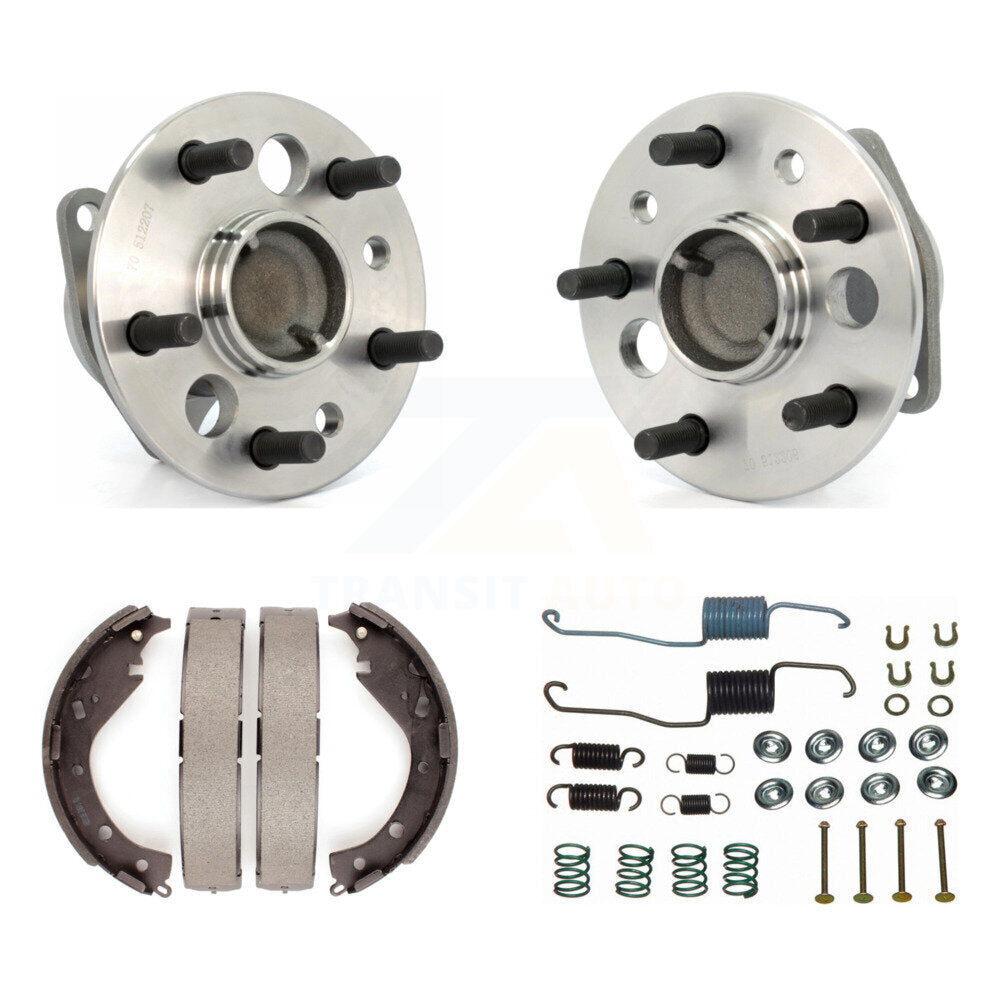 Drum Brake Shoe & Hardware And Hub Bearing Rear Kit For Toyota Camry 4-Wheel ABS