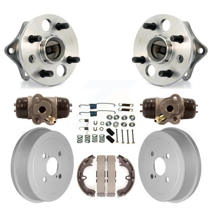 Wheel Cylinders Coated Drum Shoes Hardware Hub Bearing Rear Kit (8Pc) For Toyota