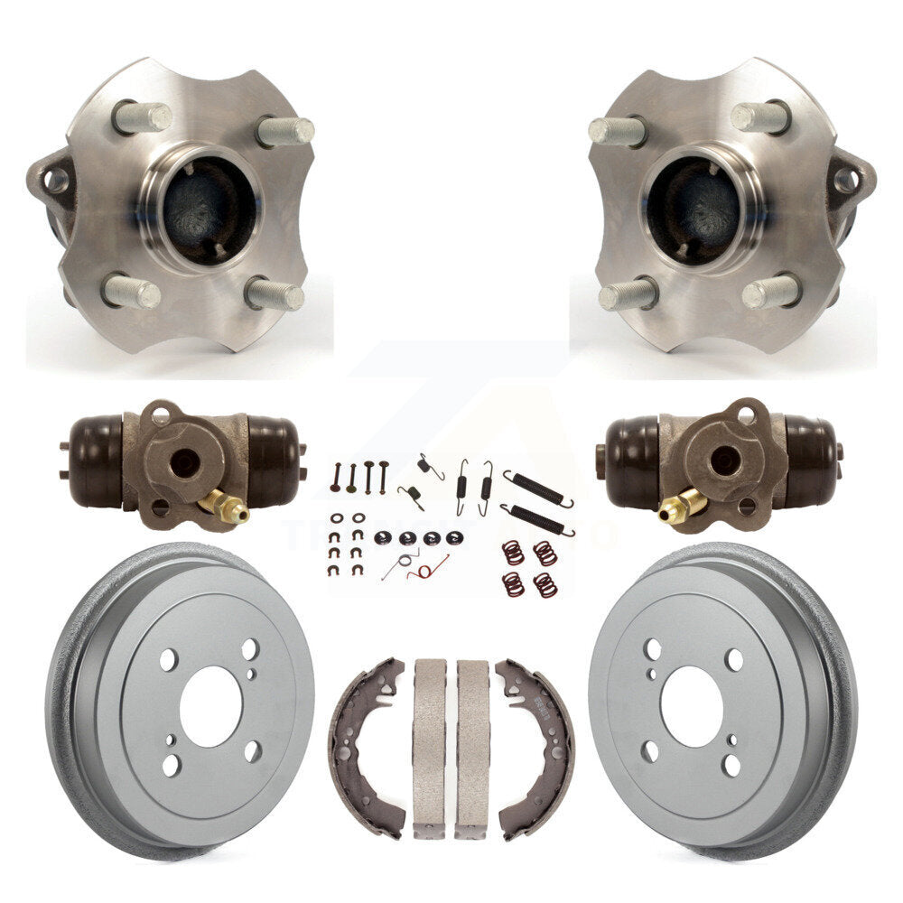 Wheel Cylinders Coated Drum Shoes Hardware Hub Bearing Rear Kit For Toyota Echo