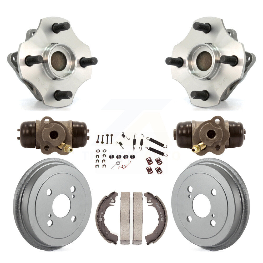 Wheel Cylinders Coated Drum Shoes Hardware Hub Bearing Rear Kit For Toyota Echo