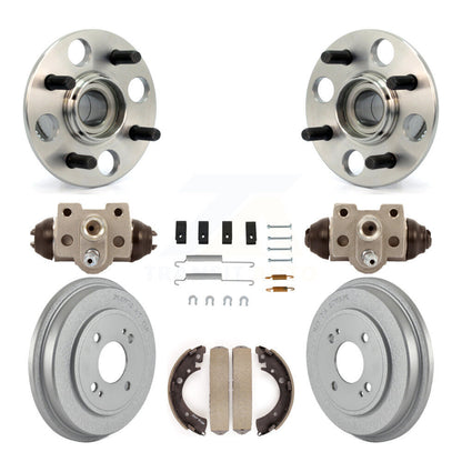 Wheel Cylinders Coated Drum Shoes Hardware Hub Bearing Rear Kit For Honda Civic
