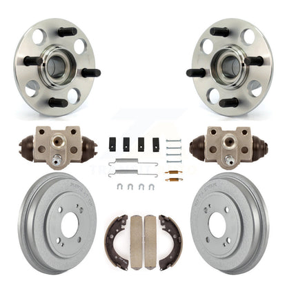 Wheel Cylinders Coated Drum Shoes Hardware Hub Bearing Rear Kit For Honda Civic