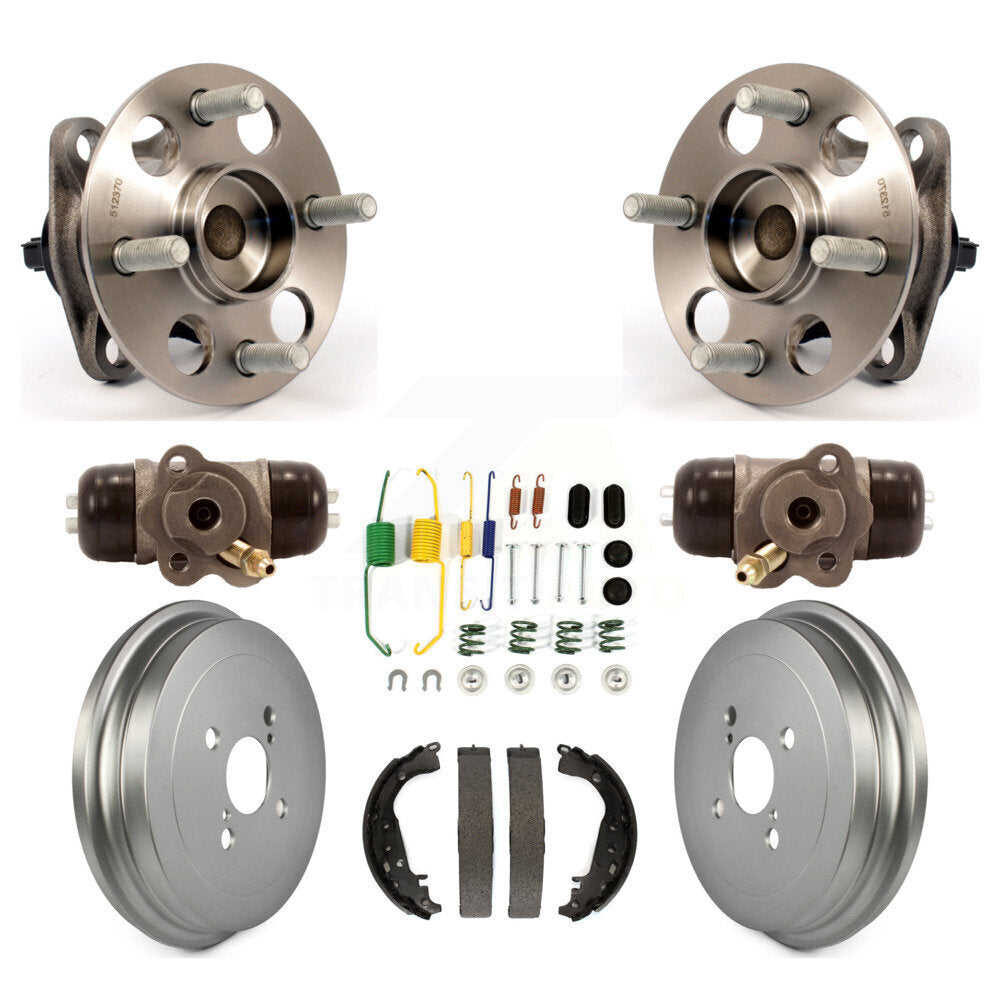 Wheel Cylinders Coated Drum Shoes Hardware Hub Bearing Rear Kit For Toyota Yaris