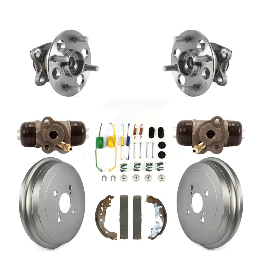 Wheel Cylinders Coated Drum Shoes Hardware Hub Bearing Rear Kit For Toyota Yaris