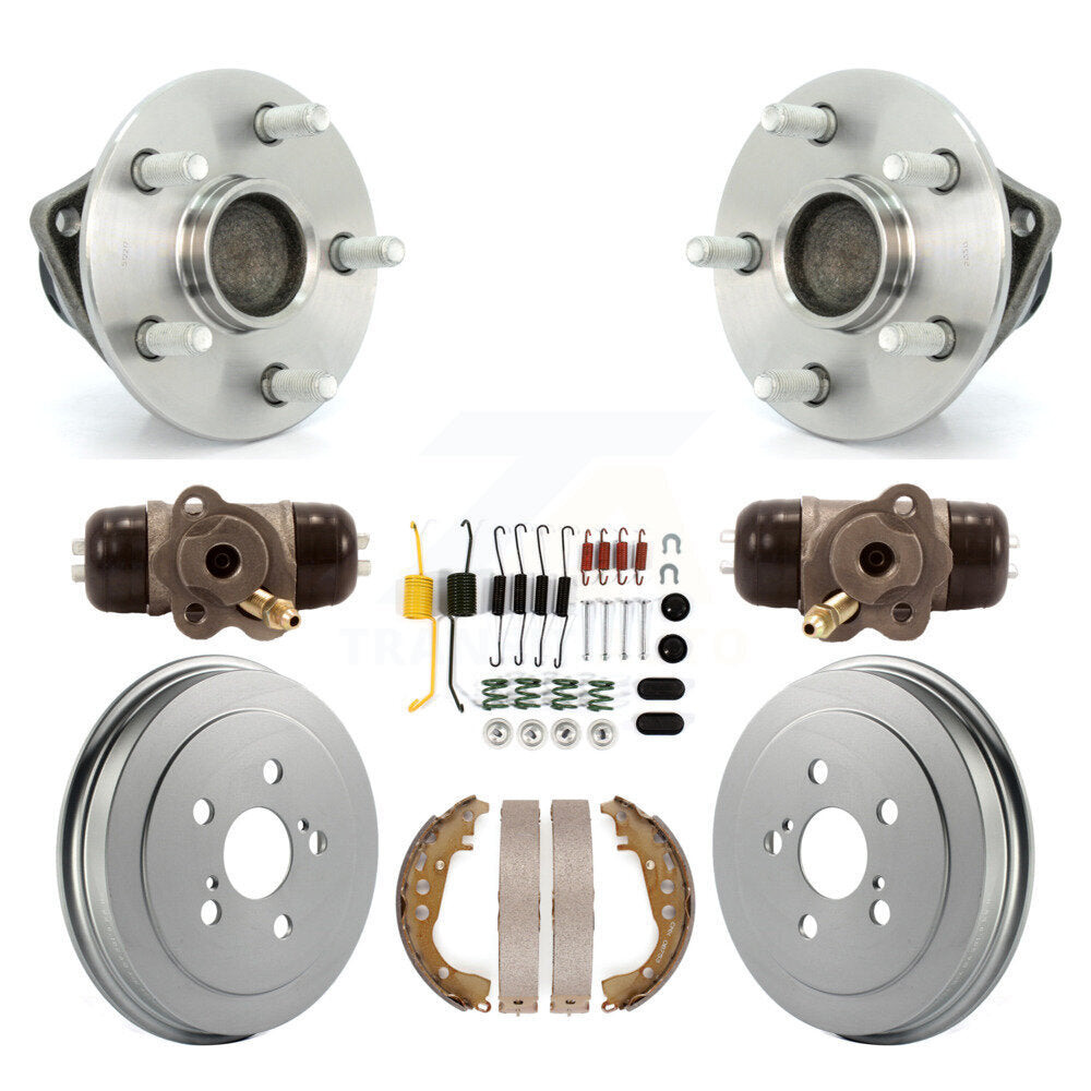 Wheel Cylinders Coated Drum Shoes Hardware Hub Bearing Rear Kit For Toyota Prius