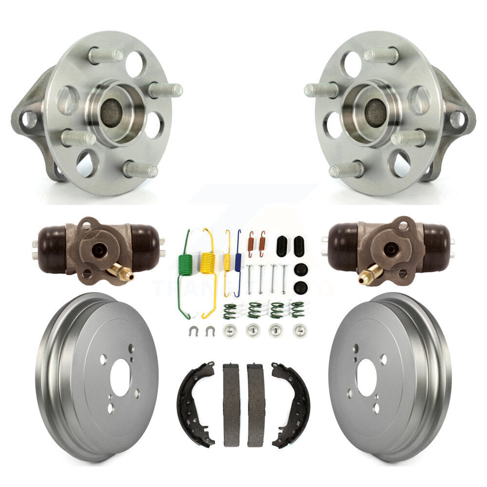 Wheel Cylinders Coated Drum Shoes Hardware Hub Bearing Rear Kit For Toyota Yaris