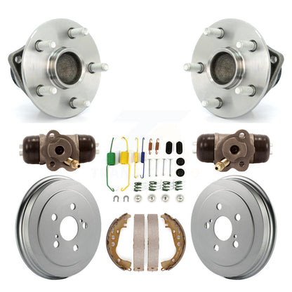 Wheel Cylinders Coated Drum Shoes Hardware Hub Bearing Rear Kit For Toyota Prius