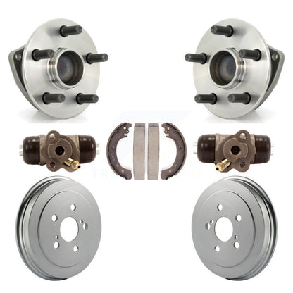 Wheel Cylinders And Coated Drum & Shoes Hub Bearing Rear Kit For Toyota Corolla