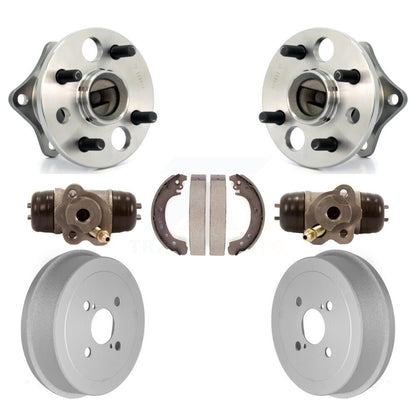 Wheel Cylinders And Coated Drum & Shoes Hub Bearing Rear Kit For Toyota Corolla