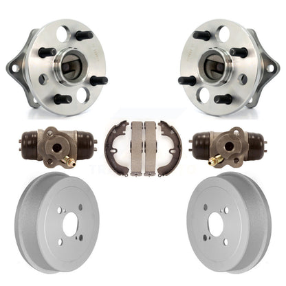 Wheel Cylinders And Coated Drum & Shoes Hub Bearing Rear Kit For Toyota Corolla