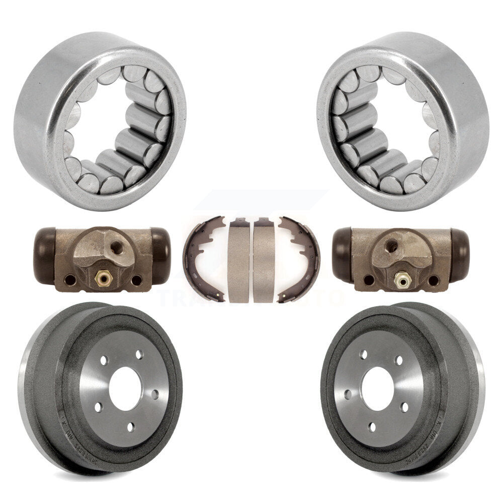 Wheel Cylinders And Drum & Shoes Bearing Rear Kit (7Pc) For Dodge Ram 1500