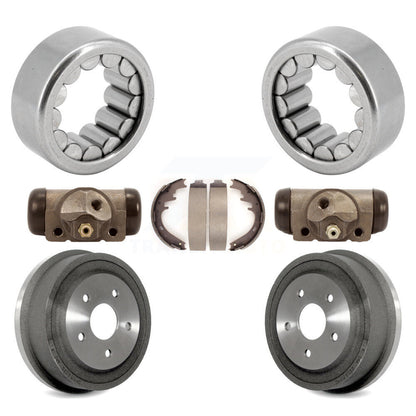 Wheel Cylinders And Drum & Shoes Bearing Rear Kit (7Pc) For Dodge Ram 1500