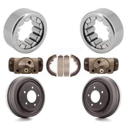 Wheel Cylinders And Drum & Shoes Bearing Rear Kit (7Pc) For Ford F-150