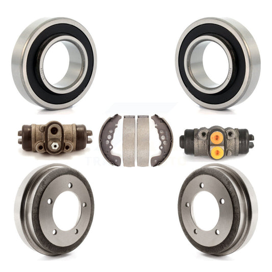Wheel Cylinders Drum & Shoes Bearing Rear Kit (7Pc) For Chevrolet Tracker Suzuki