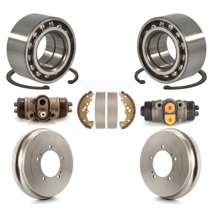 Wheel Cylinders Drum & Shoes Bearing Rear Kit (7Pc) For Suzuki XL-7 Grand Vitara