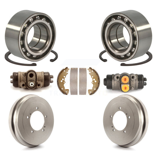 Wheel Cylinders Drum & Shoes Bearing Rear Kit (7Pc) For Suzuki XL-7 Grand Vitara